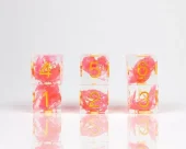 D6 Dice - Sharp Flamingo