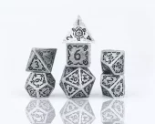 Dice Set - Illusory Metal Silver