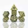 Dice Set - Illusory Metal Gold