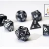 Dice Set - Pearl Charcoal Grey