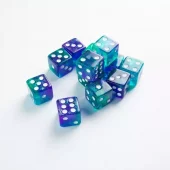 Galaxy D6 Dice 16mm Neptune