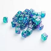 Galaxy D6 Dice 12mm Neptune