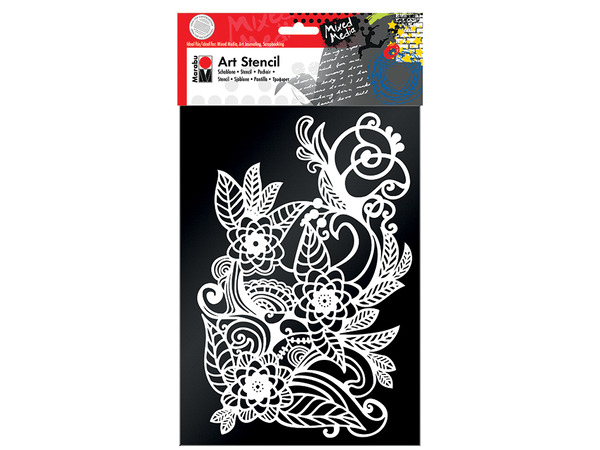 Marabu Mixed Media Sjablong - A4 Zentangle