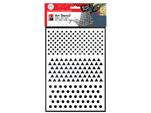 Marabu Mixed Media Sjablong - A4 Basic