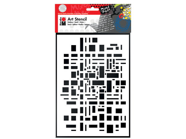 Marabu Mixed Media Sjablong - A4 Graphic