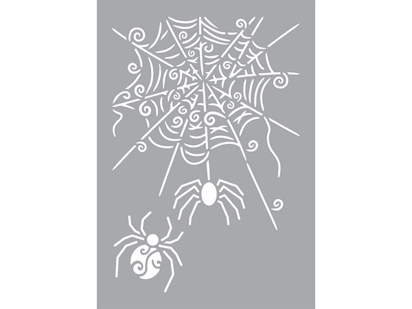 Pronty Sjablong A4 - Edderkoppspinn (U)