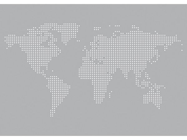 Pronty sjablong A4 - Verdenskart (U)