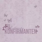 Kort Konfirmant Lilla