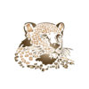 Pronty Sjablong A4 - Leopard (U)