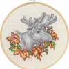 Broderi: Elg i efterår