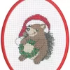 Broderi: Jule pindsvin