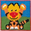 Broderi: Tiger (P?)