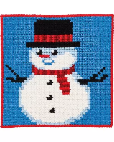 Broderi: Børnestramaj Snemand (P?)