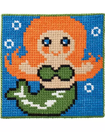 Broderi: Børnestramaj Havfrue (P?)