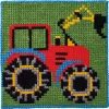 Broderi: Børnestramaj Traktor (P?)