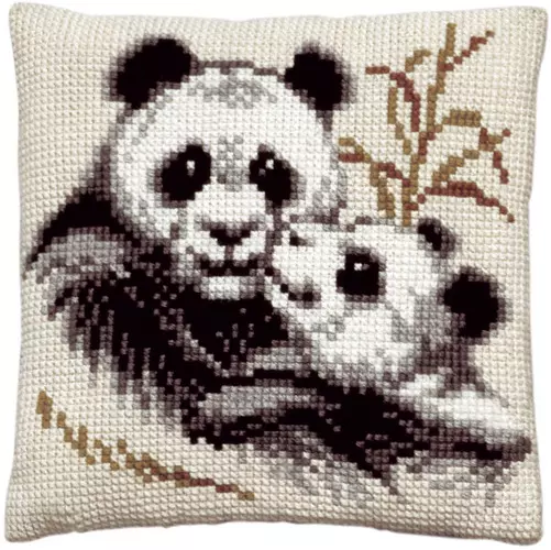 Broderisett: Pute, Pandas (P?)