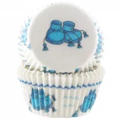 Muffinsform STD Babysko Blå, 50 stk