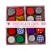 Konfektformer i metall ass, 128 stk