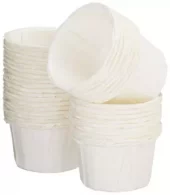 Muffinsform Nut Cup 5 cm Hvit, 24 stk