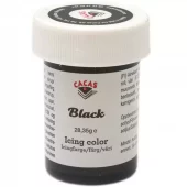 Icingfarge Svart Cacas 28,35g