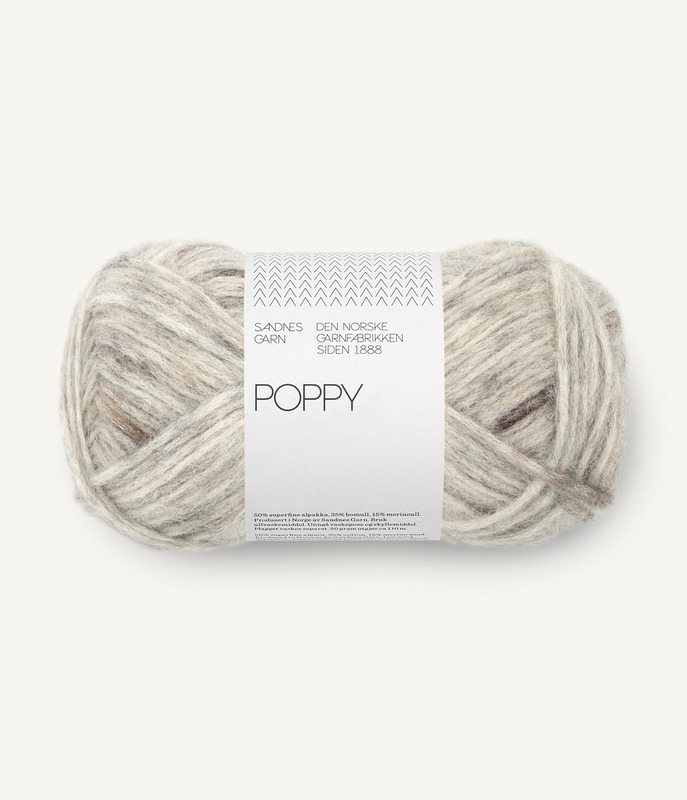 Sandnes: Poppy, 1045, Grey Marble