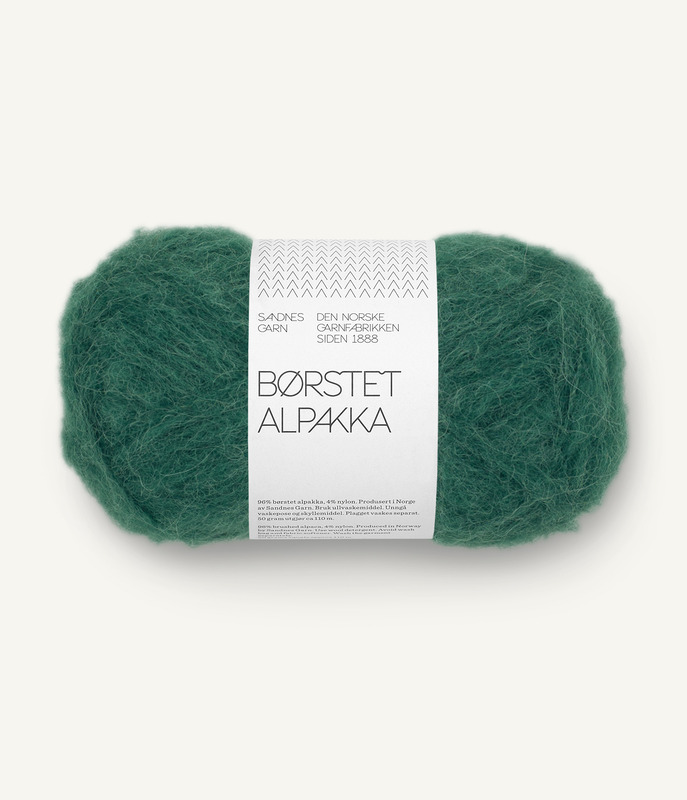Sandnes: Børstet Alpakka, 7772, Rain Forest