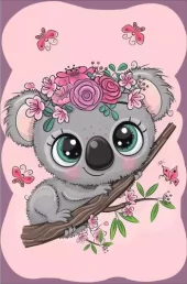 Diamond Painting, 20x30cm, LIttle Koala