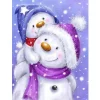 Diamond Painting, 30x40cm, Happy Snow Family