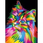 Diamond Painting, 30x40cm, Through the Eyes of a Cat