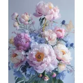 Diamond Painting, 40x50cm, Peony Reverie