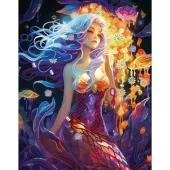 Diamond Painting, 40x50cm, Charming Mermaid