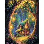 Diamond Painting, 55x65cm, Dreamland Cottage