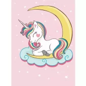 Painting by Numbers, 20x30cm, Dreaming Baby Unicorn