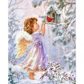 Diamond Painting, 40x50cm, Christmas Angel