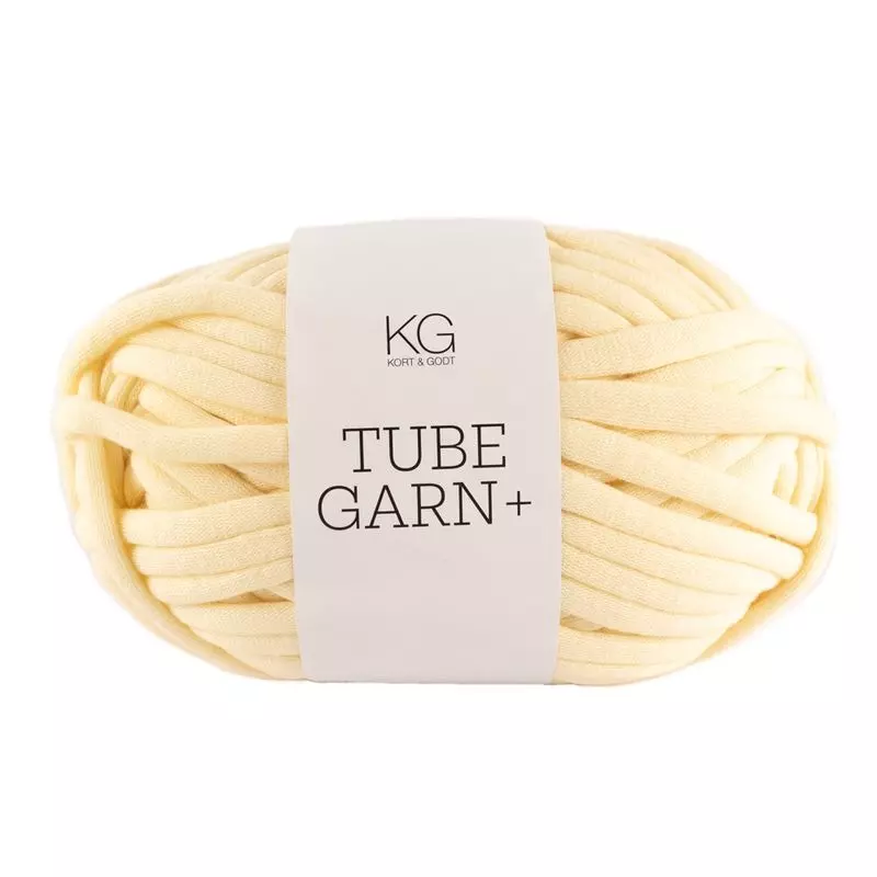 Kort & Godt: Tubegarn+, 0717, Lysgul