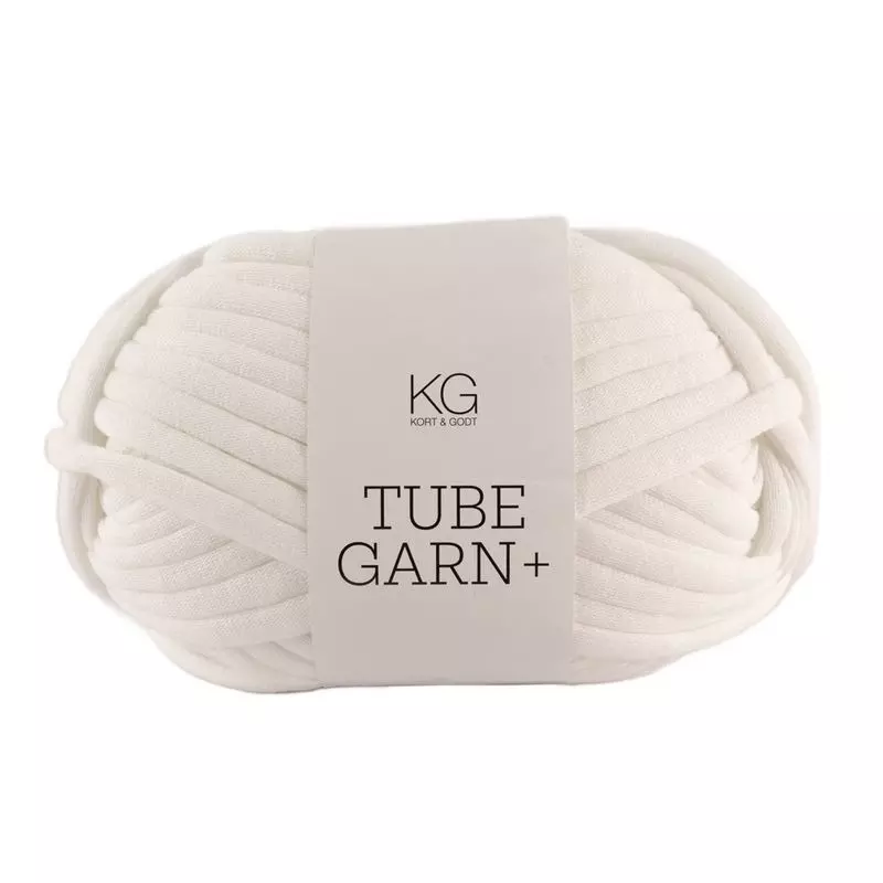 Kort & Godt: Tubegarn+, 0601, Hvit