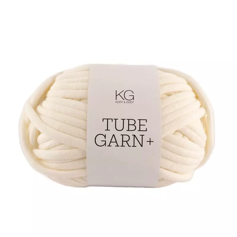 Kort & Godt: Tubegarn+, 4300, Krem
