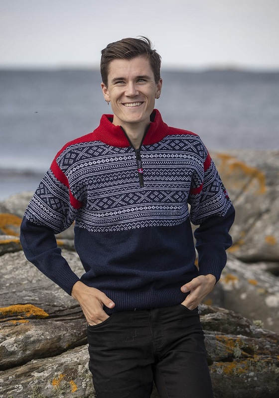 Viking Setesdal (XL) Blå/Rød/Hvit