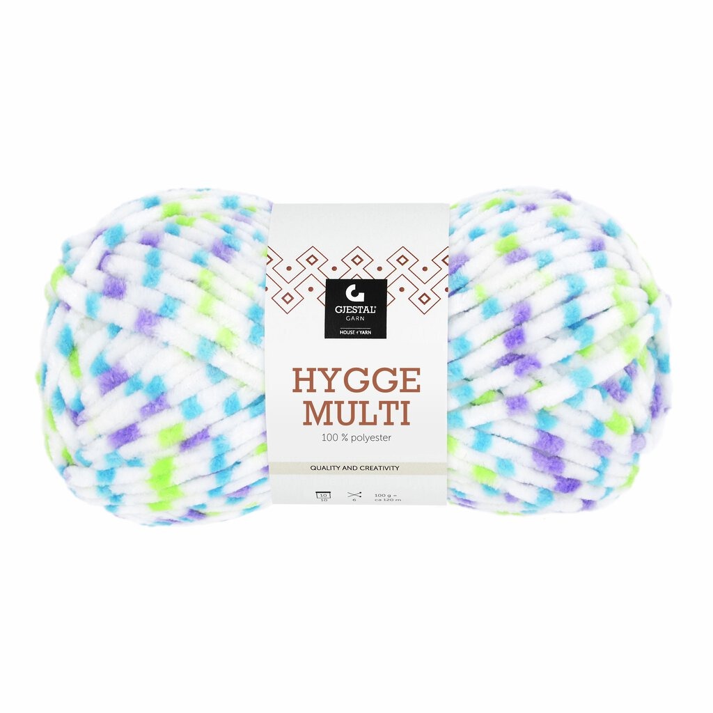 Gjestal: Hygge Multi, 6403, Blå/mint dots