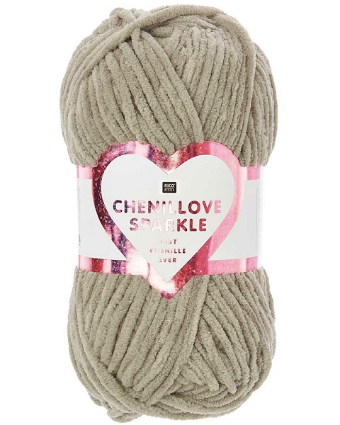 Rico: Chenillove Sparkle, 007, Taupe