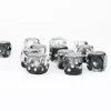 Dice Set - 16mm 12pcs Clubs