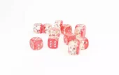 Dice Set - 16mm 12pcs Hearts
