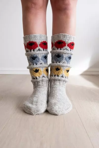 Garnpakke: Saueflokk (Nor & Eng)