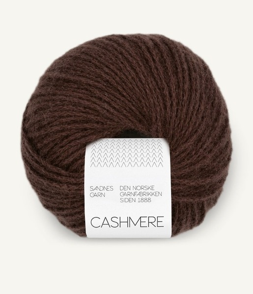 Sandnes: Cashmere, 3082, Dark Brown