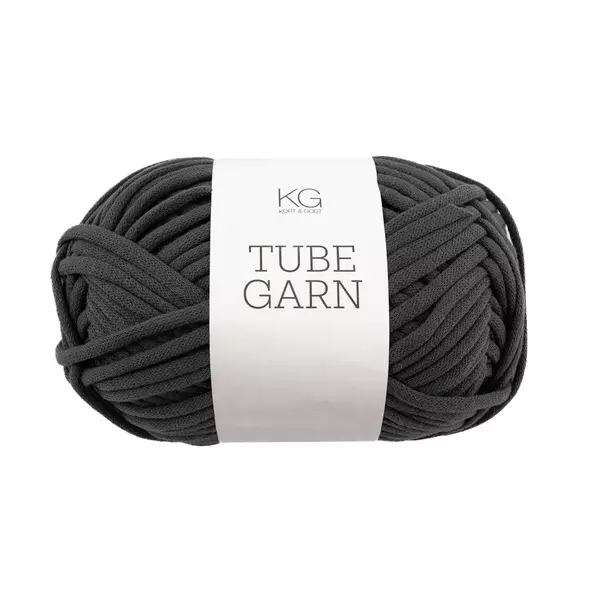 Kort & Godt: Tubegarn, 0001, Mørkgrå
