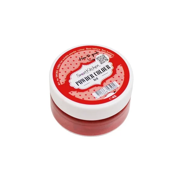 SweetKitchen Pulverfarge 4g Rød