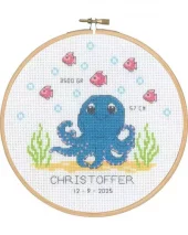Broderisett: Dåp, Blekksprut-Christoffer