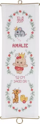 Broderisett: Dåp, Amalie