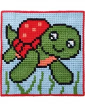 Broderi: Børnestramaj Padde (P?)