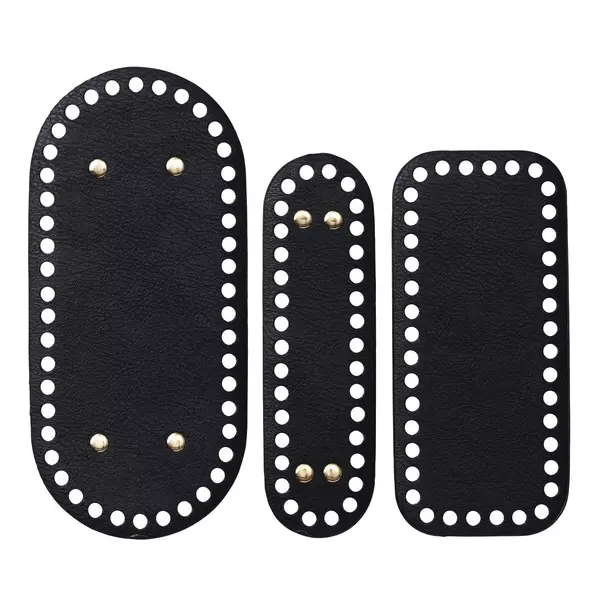 VESKEBUNNER 3 STK. SVART